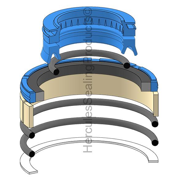 Caterpillar 1728487 Kit de sellos