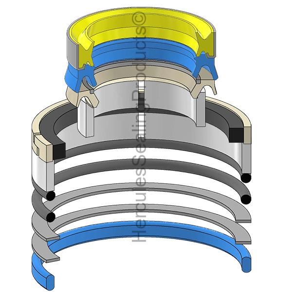 Caterpillar 1923007 Kit de sellos