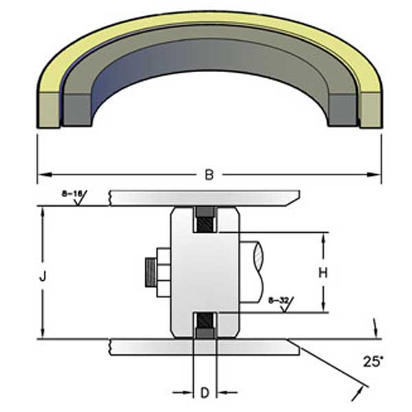 Caterpillar 5J4987A Kit de sellos