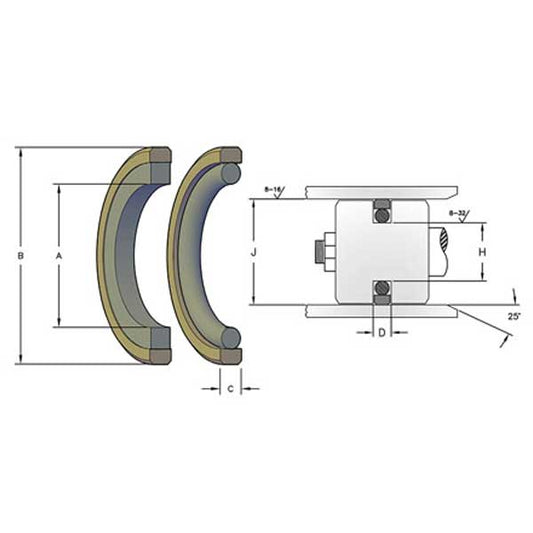 Hercules Hitachi 0400210 Seal Kit