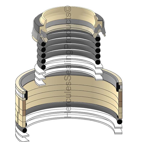 Hyundai 31Y1-36850 Seal Kit