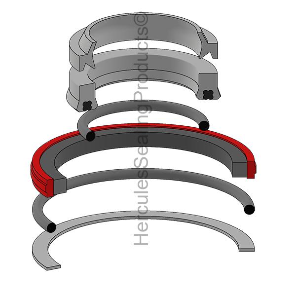 Jcb 232-56754 Kit de sellos
