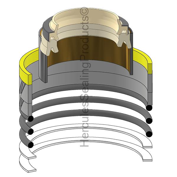John Deere 0744707 Kit de sellos