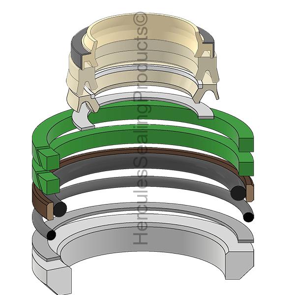 John Deere 4S00849 Kit de sellos