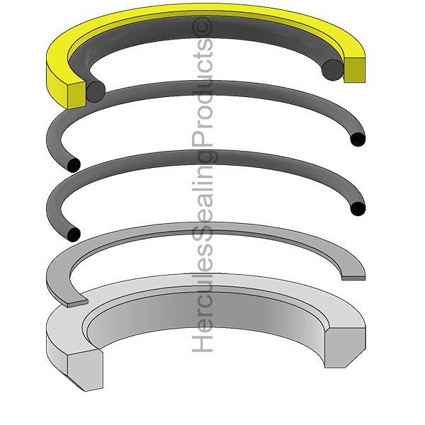 John Deere Ah167552 Kit de sellos