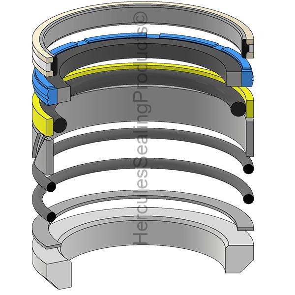 John Deere Ahc17687 Seal Kit