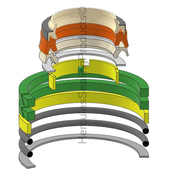 John Deere Fya00006596 Kit de Sellos
