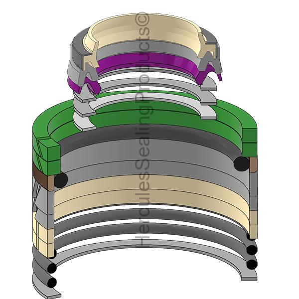 John Deere Fya00012904 Kit de sellos