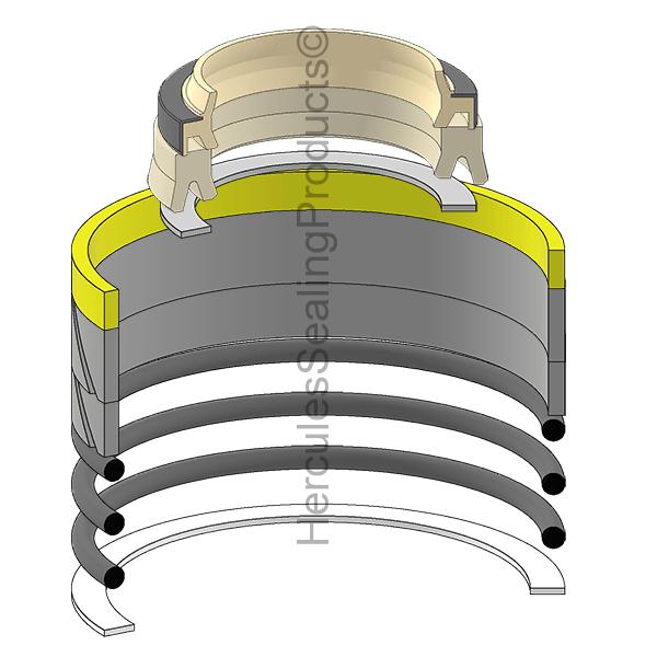 John Deere Fyd00005421 Kit de sellos