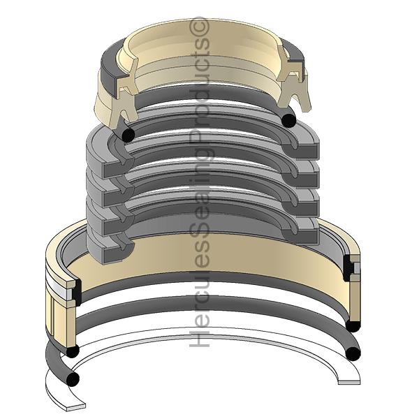 John Deere Fyd00009136 Kit de sellos