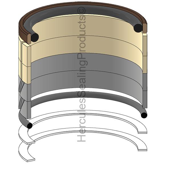 Kobelco 2438U1097R200 Kit de sellos