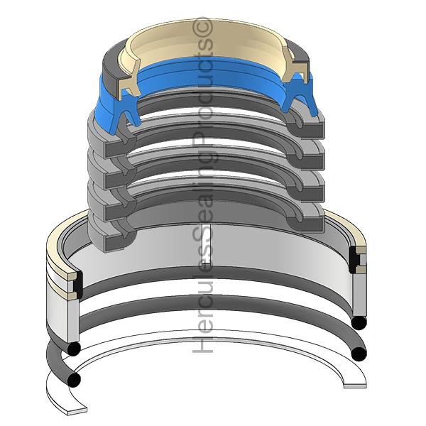 Hercules Komatsu 707-98-12211 kit de joints
