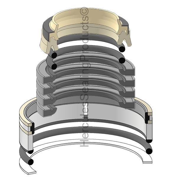 Hercules Komatsu 707-98-13890 Seal Kit