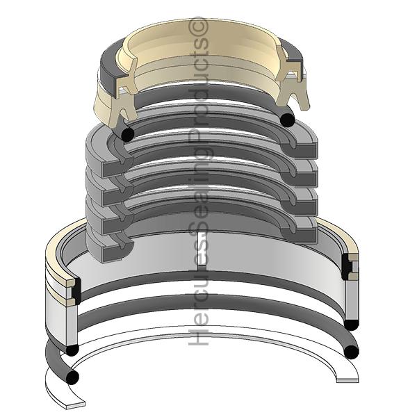 Hercules Komatsu 707-98-26120 kit de joints