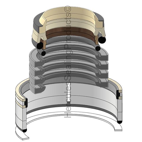 Hercules Komatsu 707-98-47620 Seal Kit