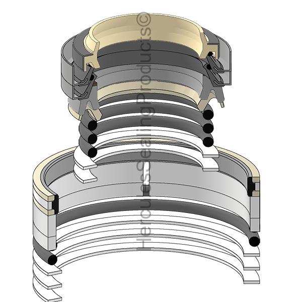 Hercules Komatsu 707-99-77190 Seal Kit