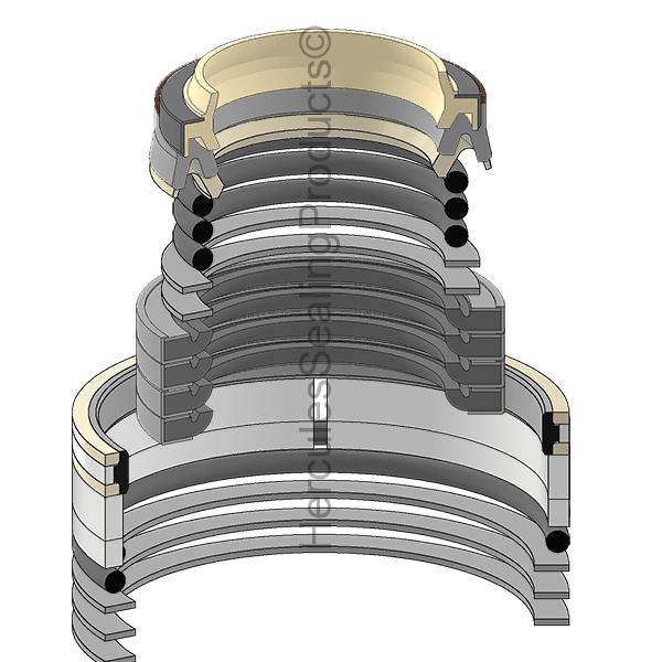 Hercules Komatsu 721-98-00280 Seal Kit
