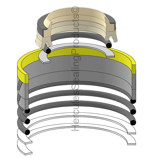 Kubota 68761-91120 Kit de sellos