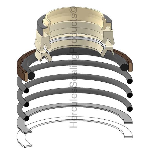 Kubota Rd551-71642 Kit de Sellos