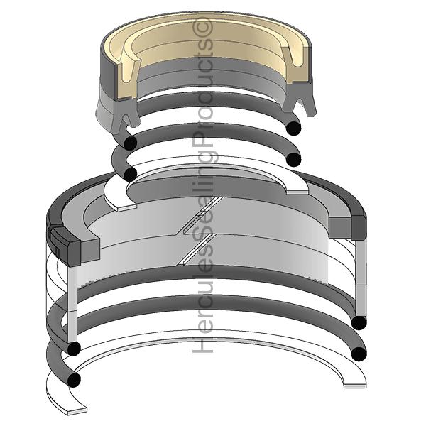 Kubota Rd819-72452 Kit de sellos