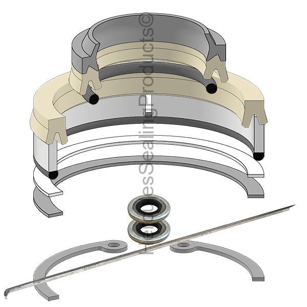 Toyota 04654-U2010-71 Seal Kit