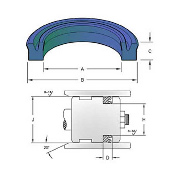 Volvo 12724821 Kit de sellos