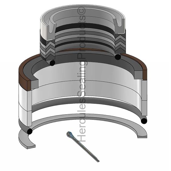 Volvo 2516152 Kit de sellos