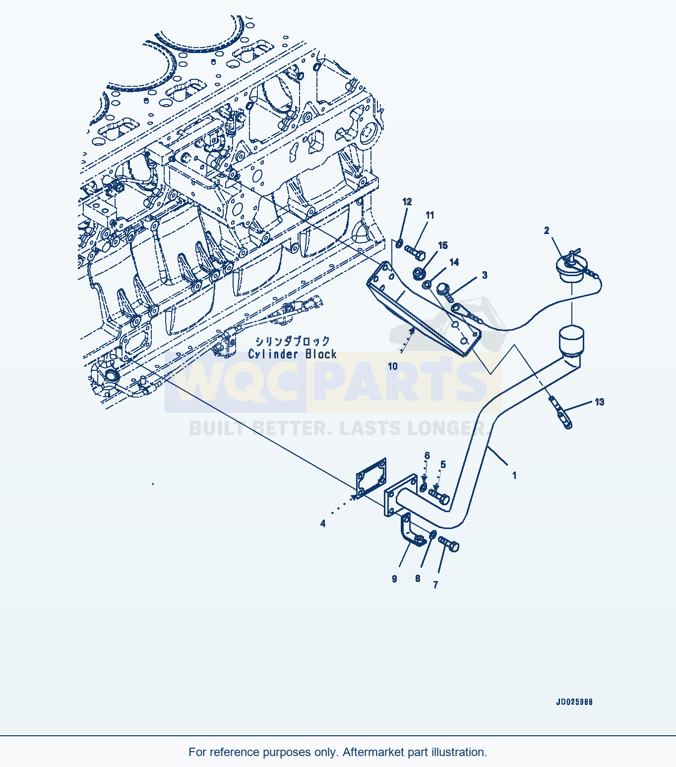 Komatsu PC1250-8 Engine Oil Filler (#511700-) parts diagram
