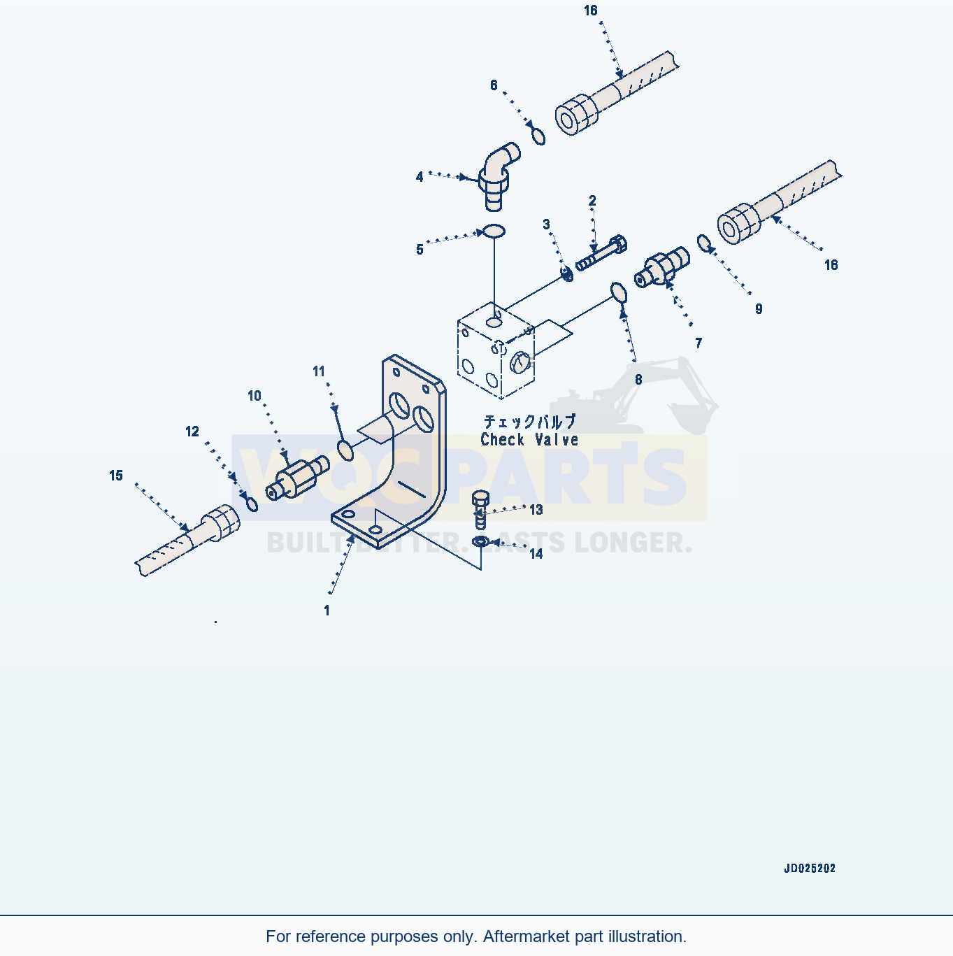 Komatsu PC1250-8 Shuttle Valve Piping, Related Parts (#30158-) parts diagram