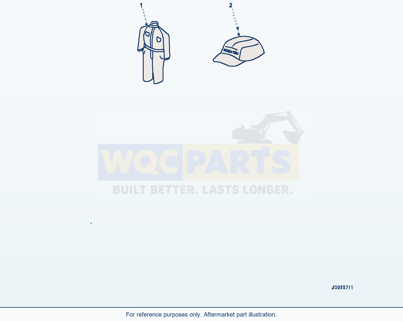 Komatsu PC1250LC-8 Cap And Overall (#30158-) parts diagram