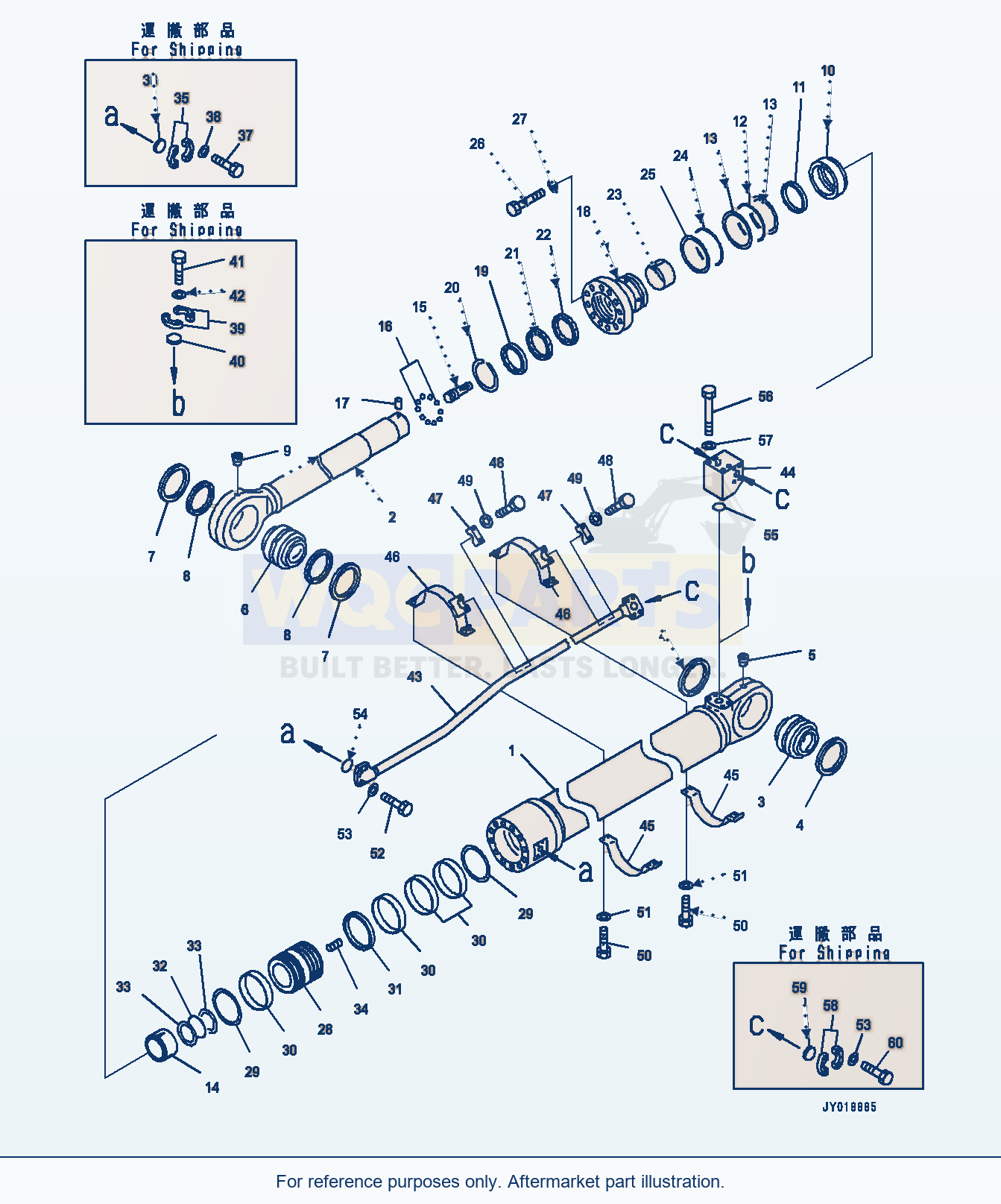Komatsu PC1250LC-8 Arm Cylinder (#30158-) parts diagram