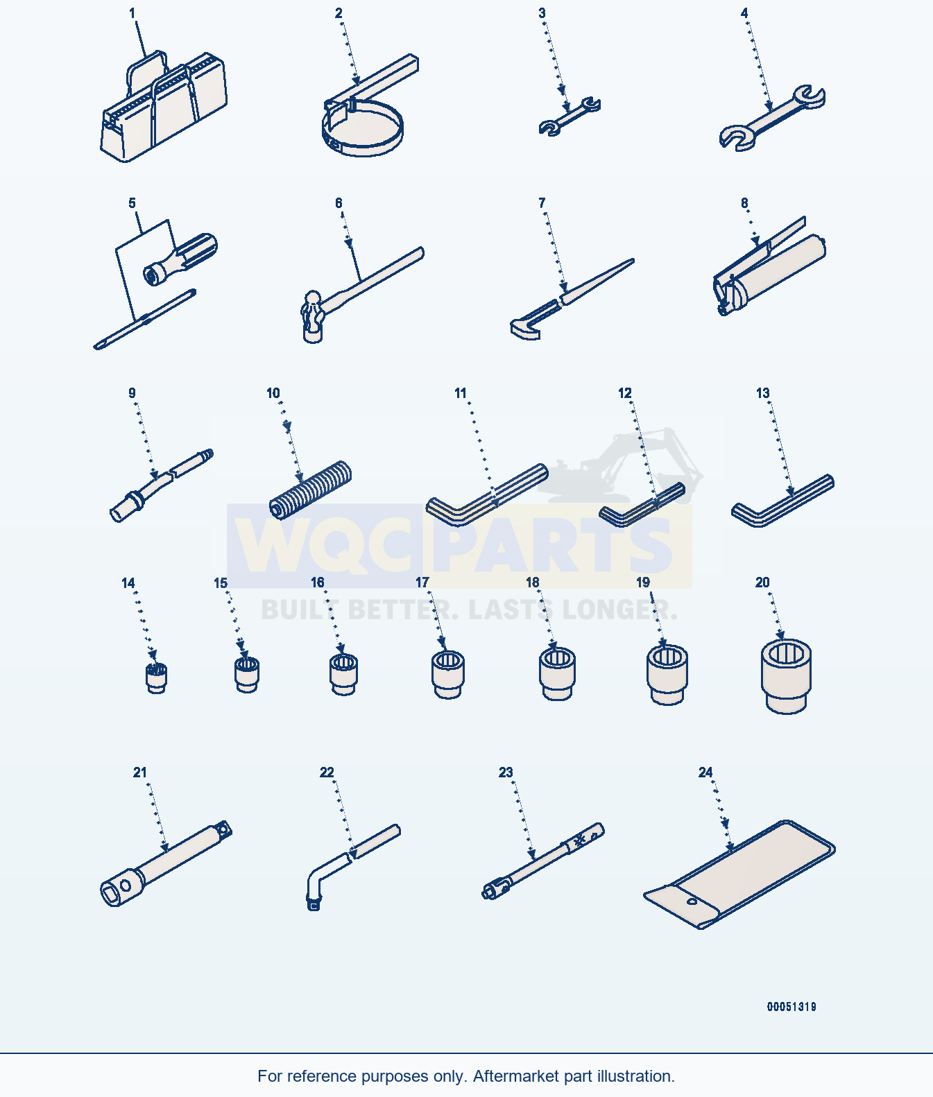 Komatsu PC200-8 Tool (#350001-) parts diagram