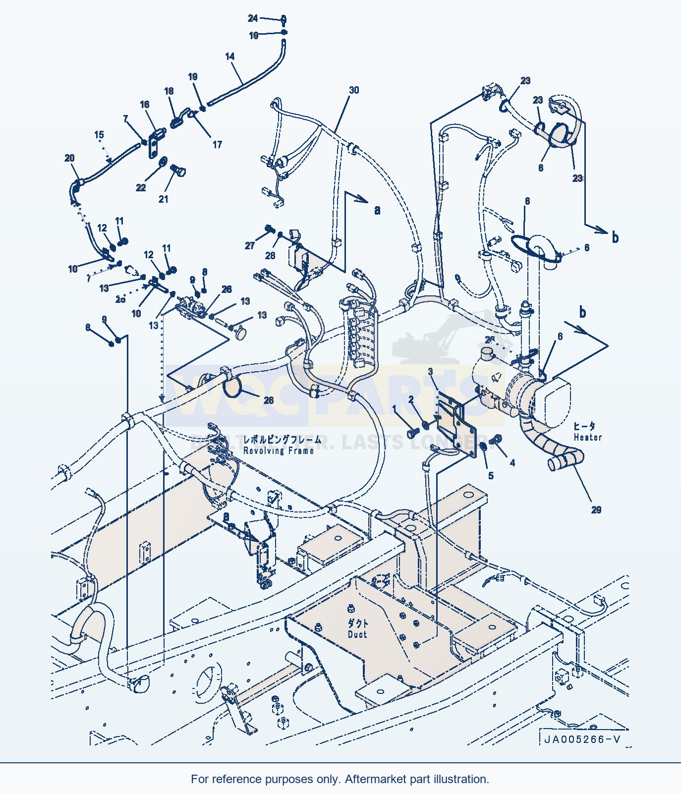 Komatsu PC200-8 Webasto Heater, Hose (#350001-) parts diagram