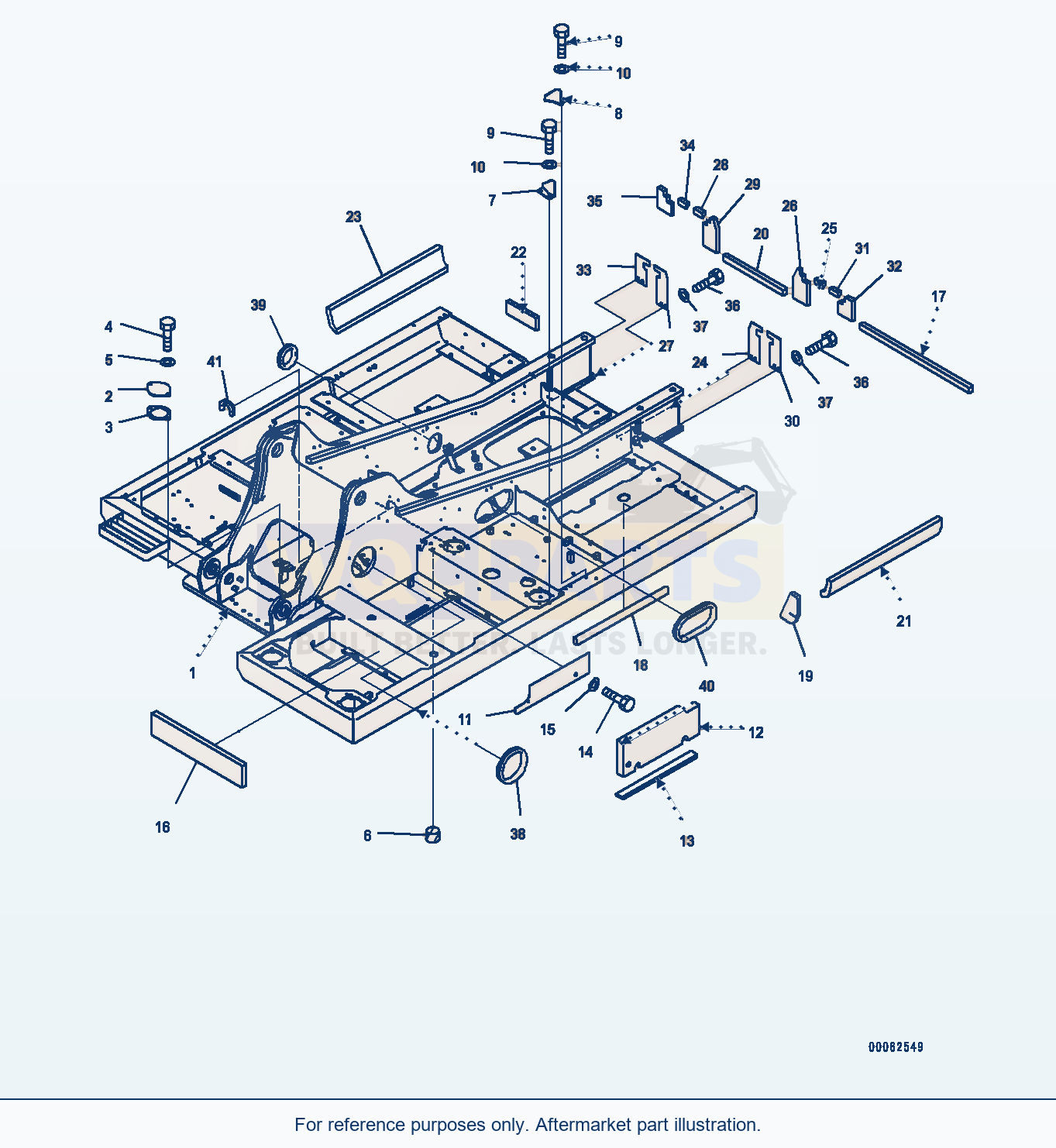 Komatsu PC200LC-8 Revolving Frame (#350001-) parts diagram