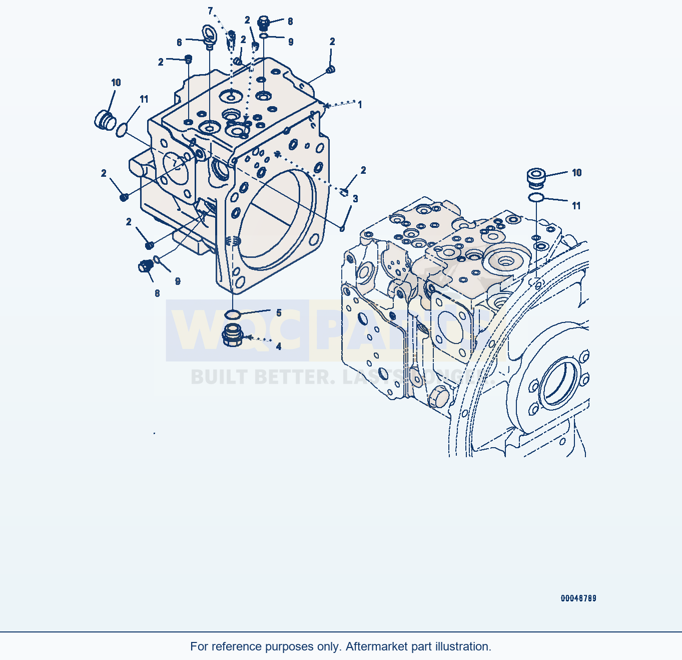 Komatsu PC200LC-8 Piston Pump, Inner Parts (6/11) (#350615-) parts diagram