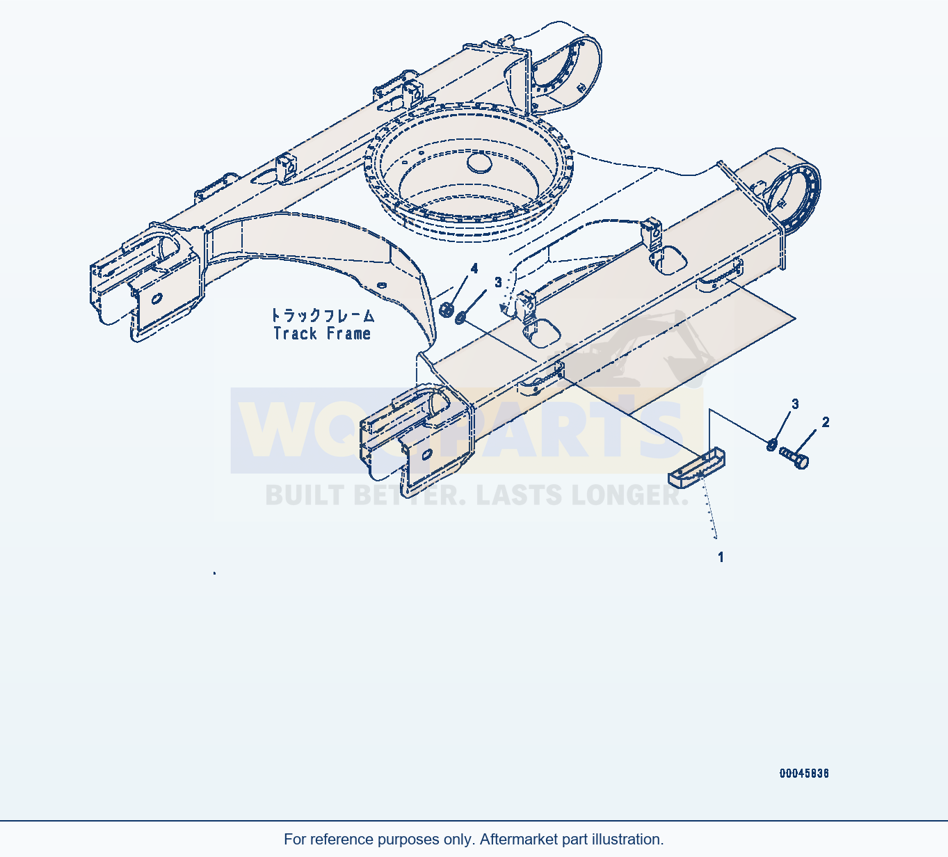 Komatsu PC200LC-8 Step (#350001-) parts diagram