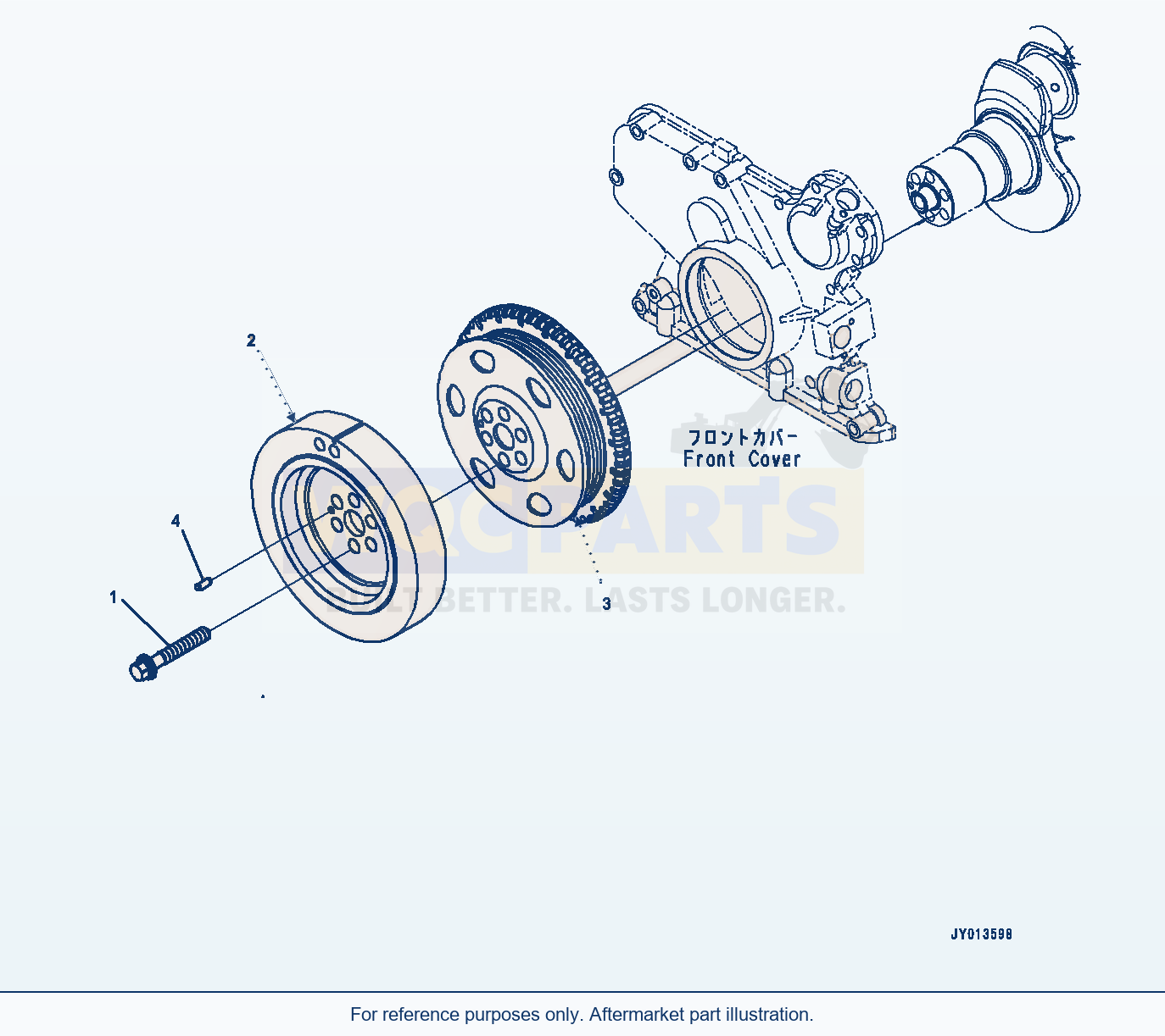 Komatsu PC270-8 Vibration Damper (#26537659-) (Ada00-001001) parts diagram