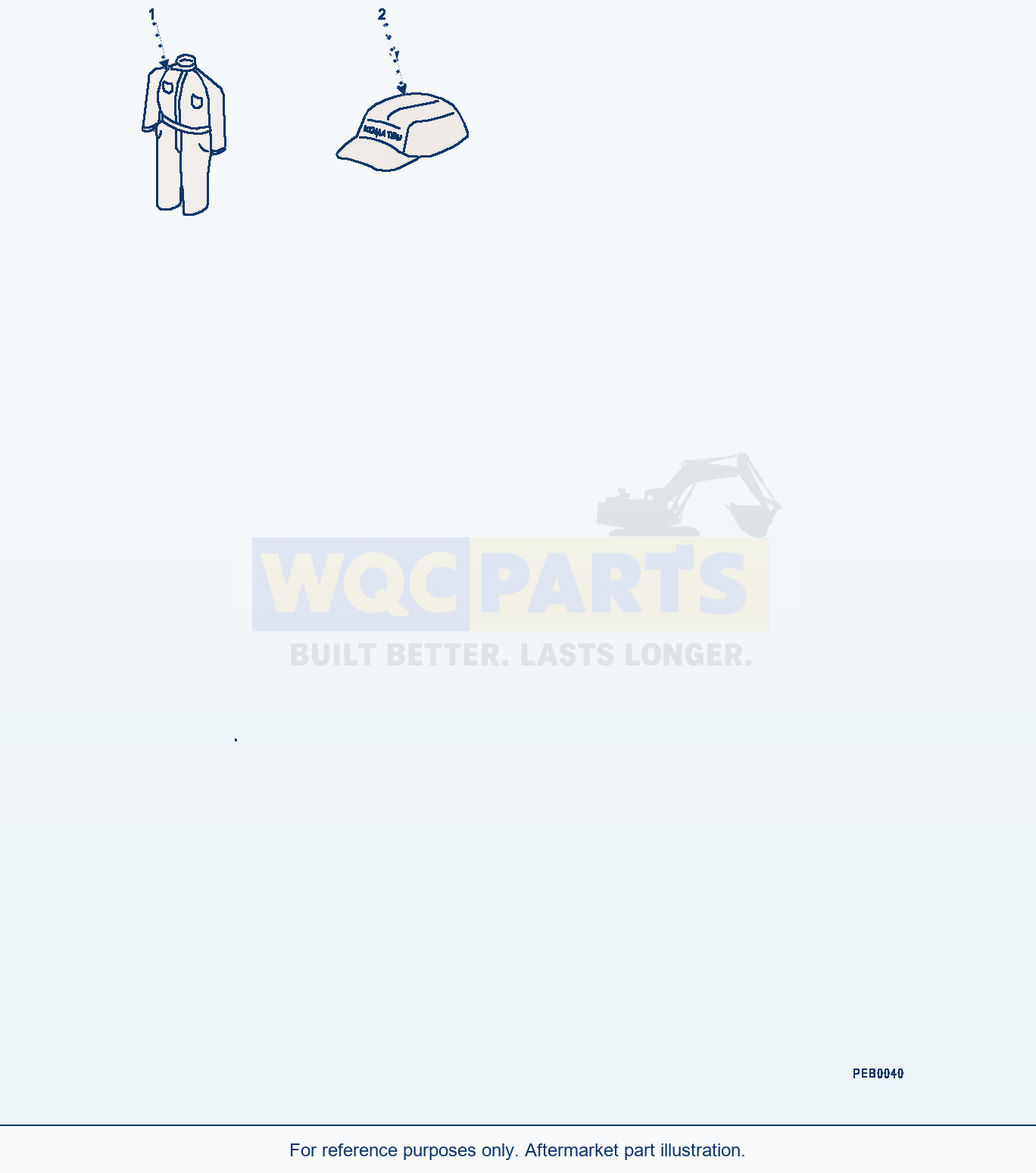 Komatsu PC270LC-8 Cap And Overall (#30117-) parts diagram