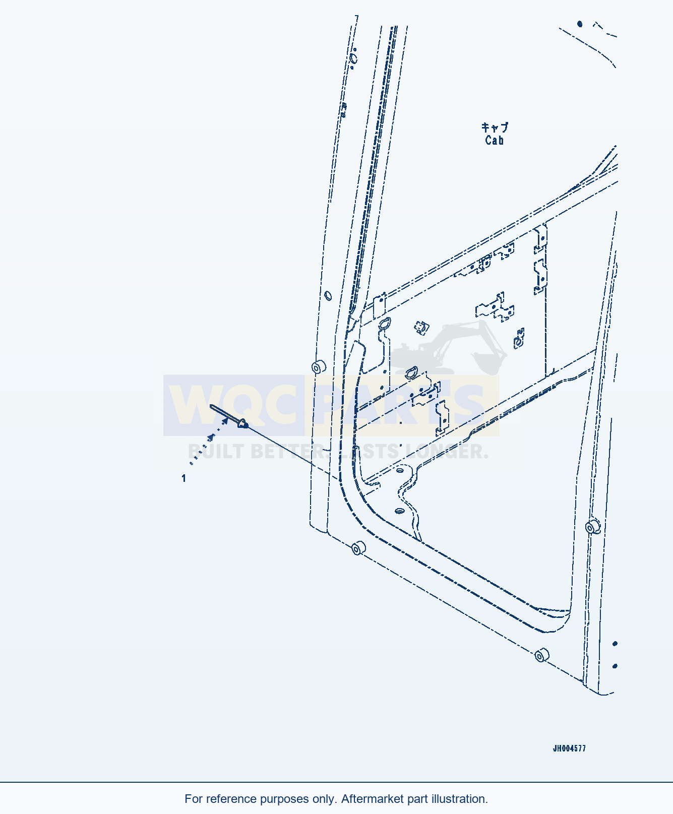 Komatsu PC270LC-8 Rivet (#30117-) parts diagram