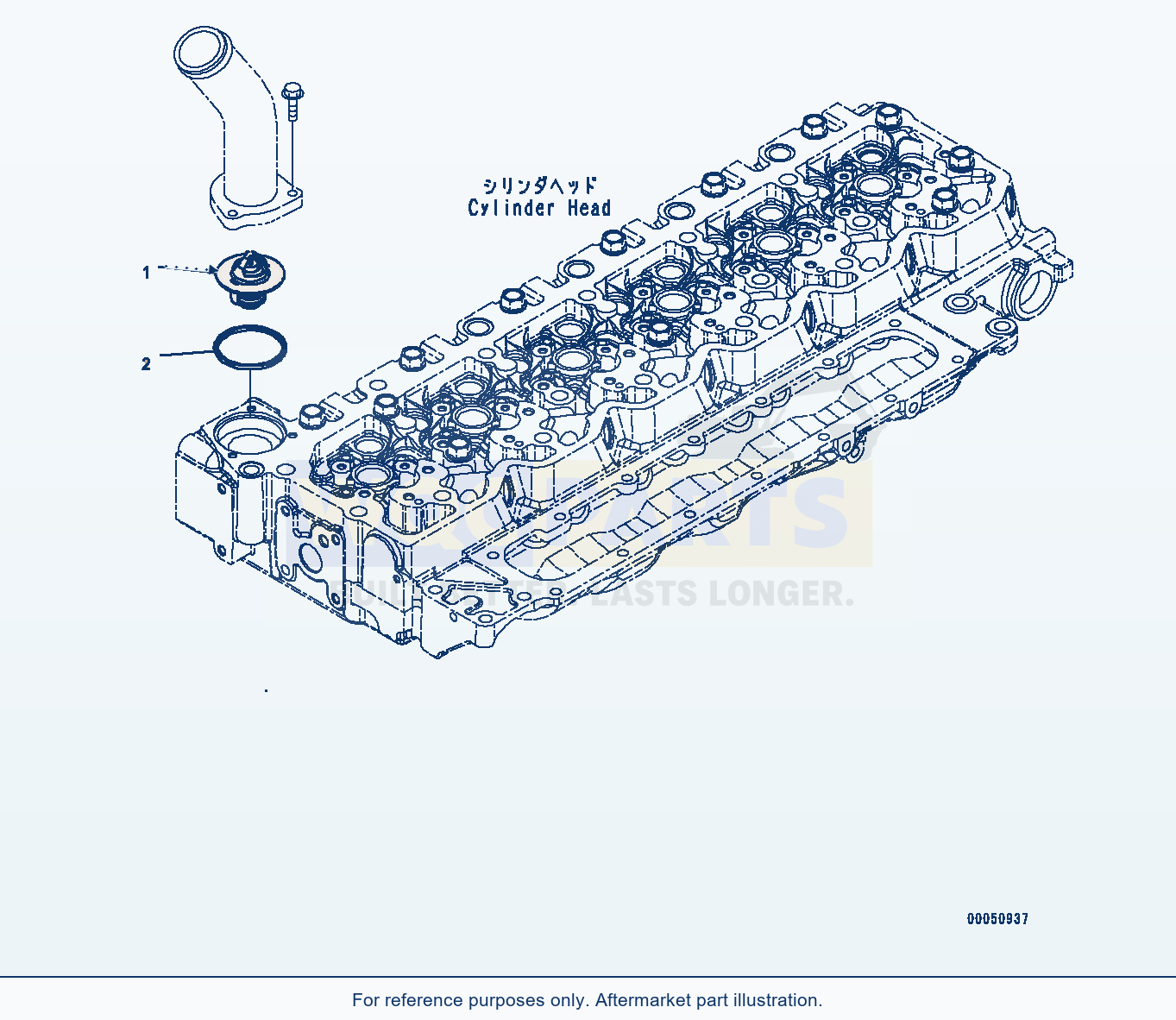 Komatsu PC290LC-8 Thermostat (#26537659-) (Aec00-001001) parts diagram