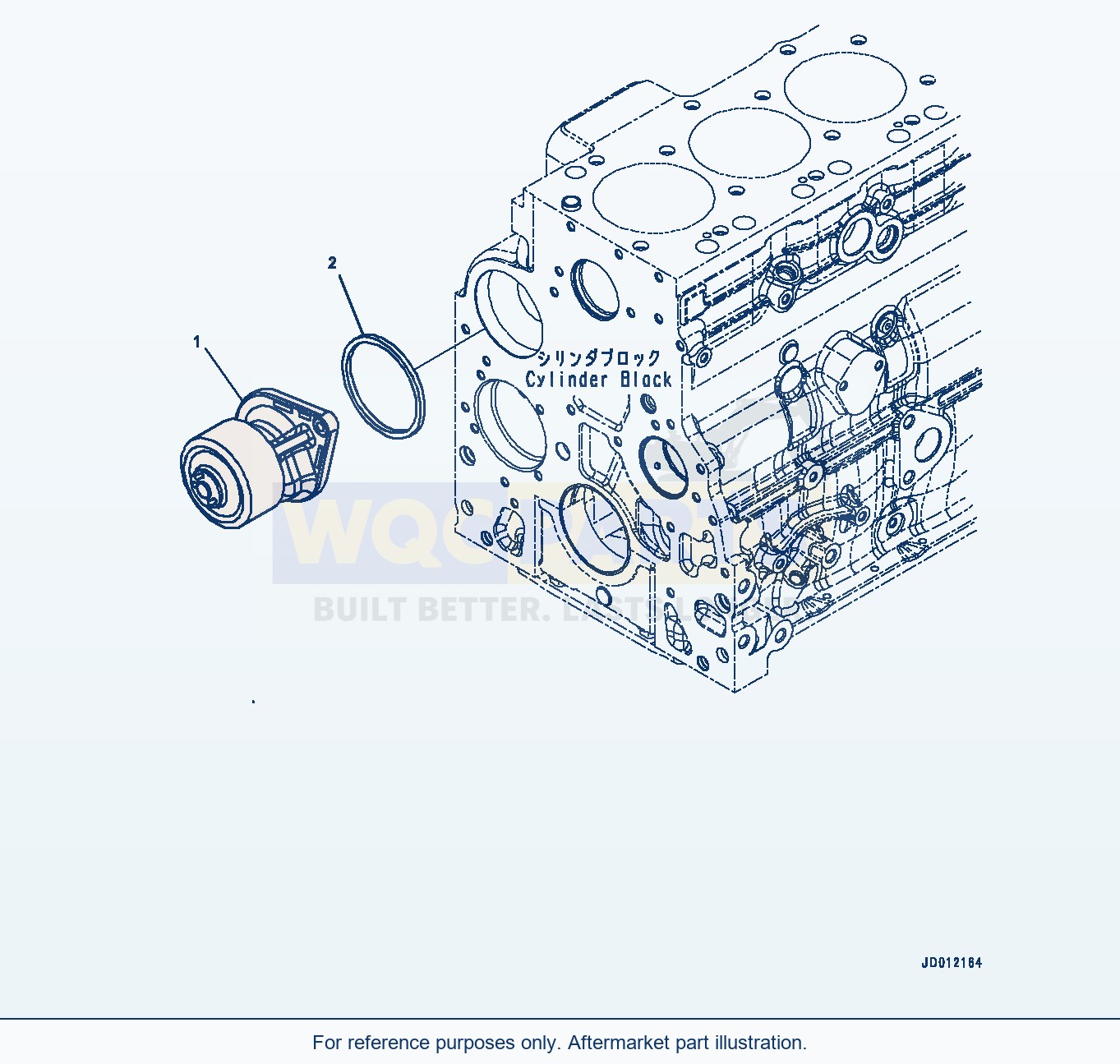 Komatsu PC290LC-8 Water Pump (#26537659-26582546) parts diagram