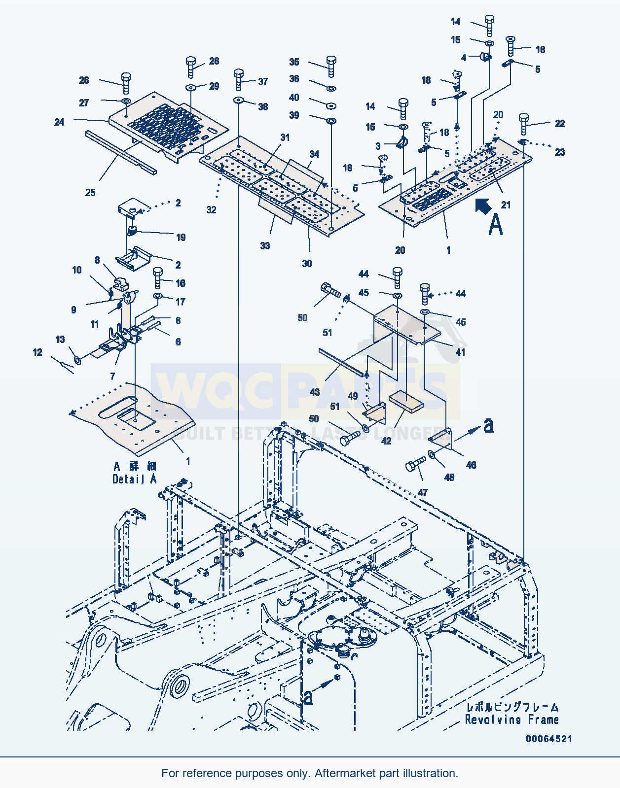 Komatsu PC300-8 Machine Cab Cover (#C50001-) parts diagram