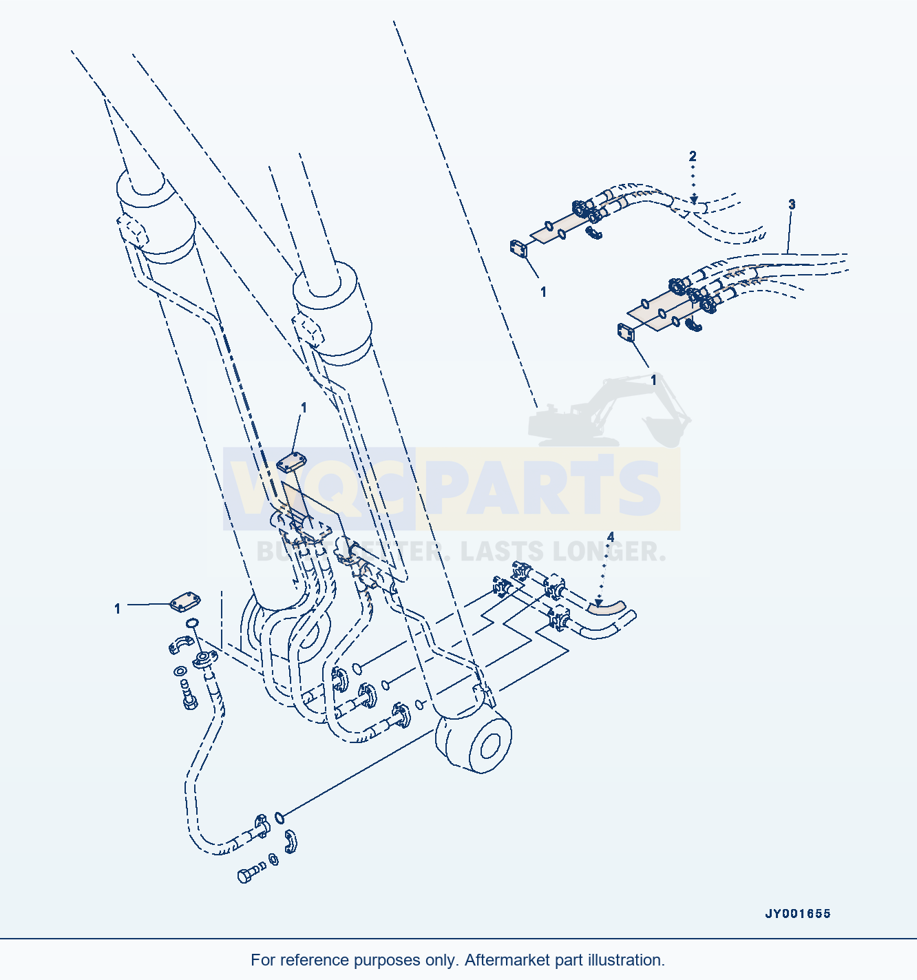 Komatsu PC300-8 Blind Parts, Body (#C50001-) parts diagram