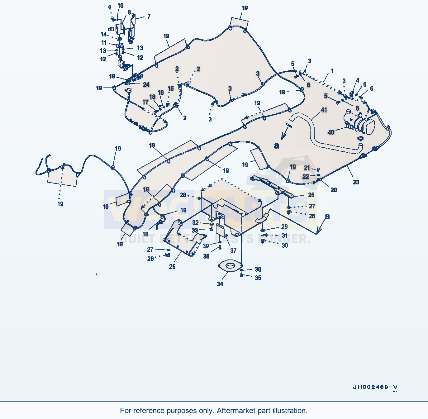 Komatsu PC300-8 Webasto Heater, Related Parts (#60771-60771) parts diagram