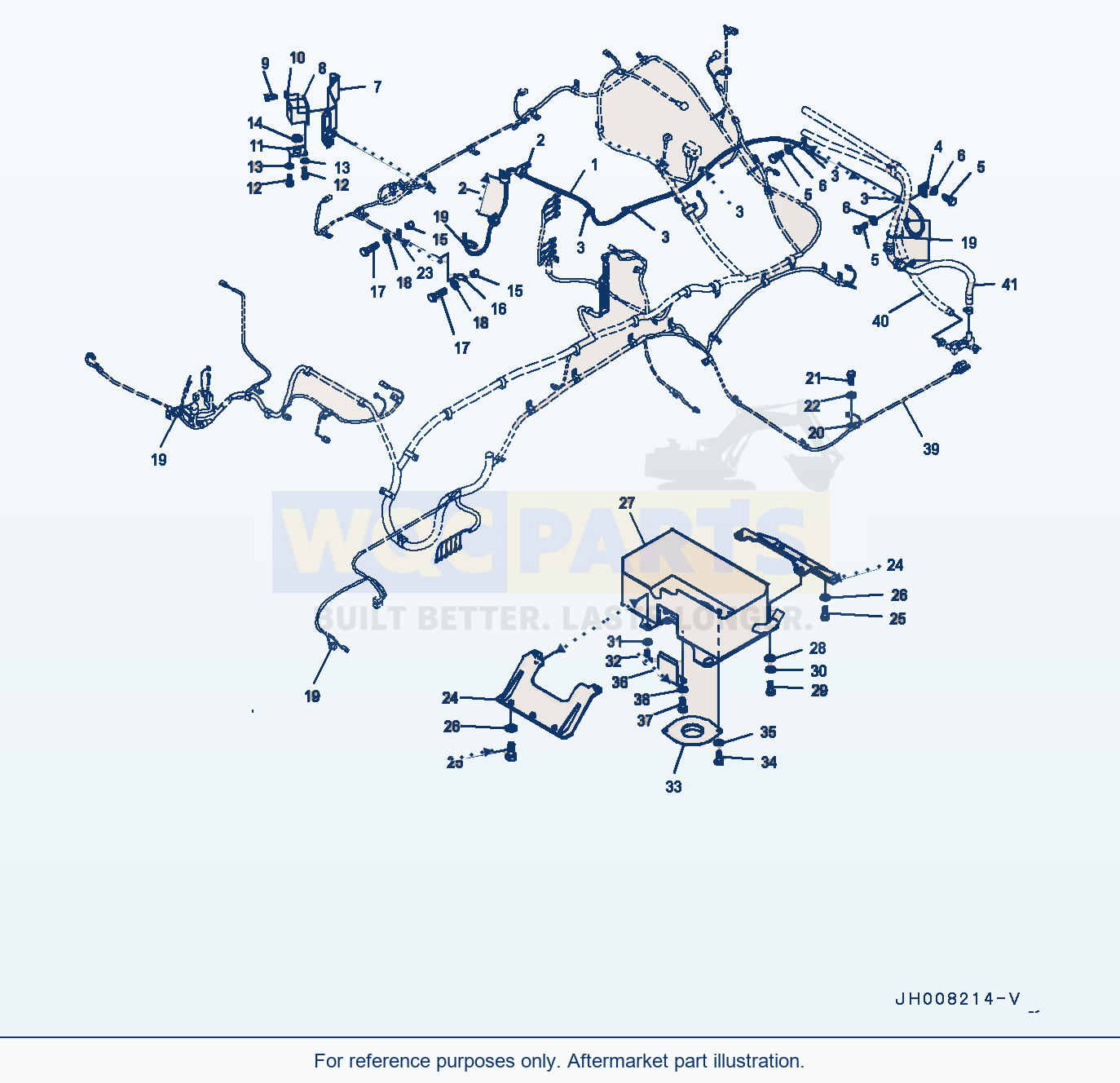 Komatsu PC300-8 Webasto Heater, Related Parts (#62014-) parts diagram