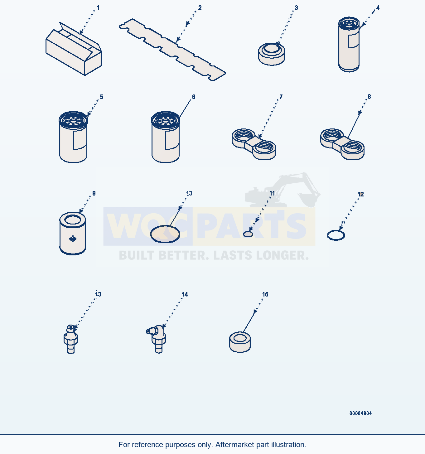 Komatsu PC350-8 Spare Parts (#61397-) parts diagram