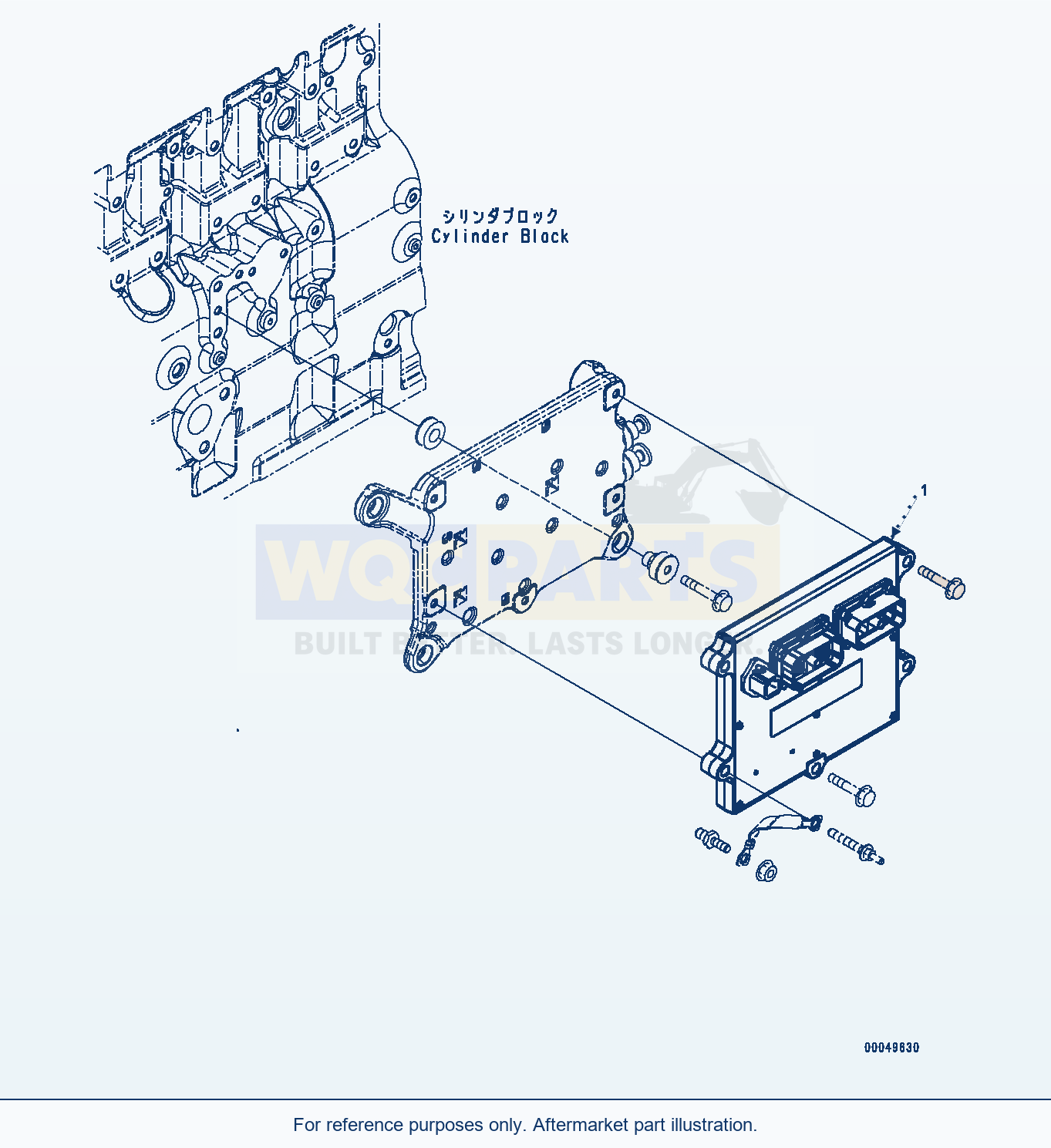 Komatsu PC350-8 Engine Controller (#26852077-) parts diagram