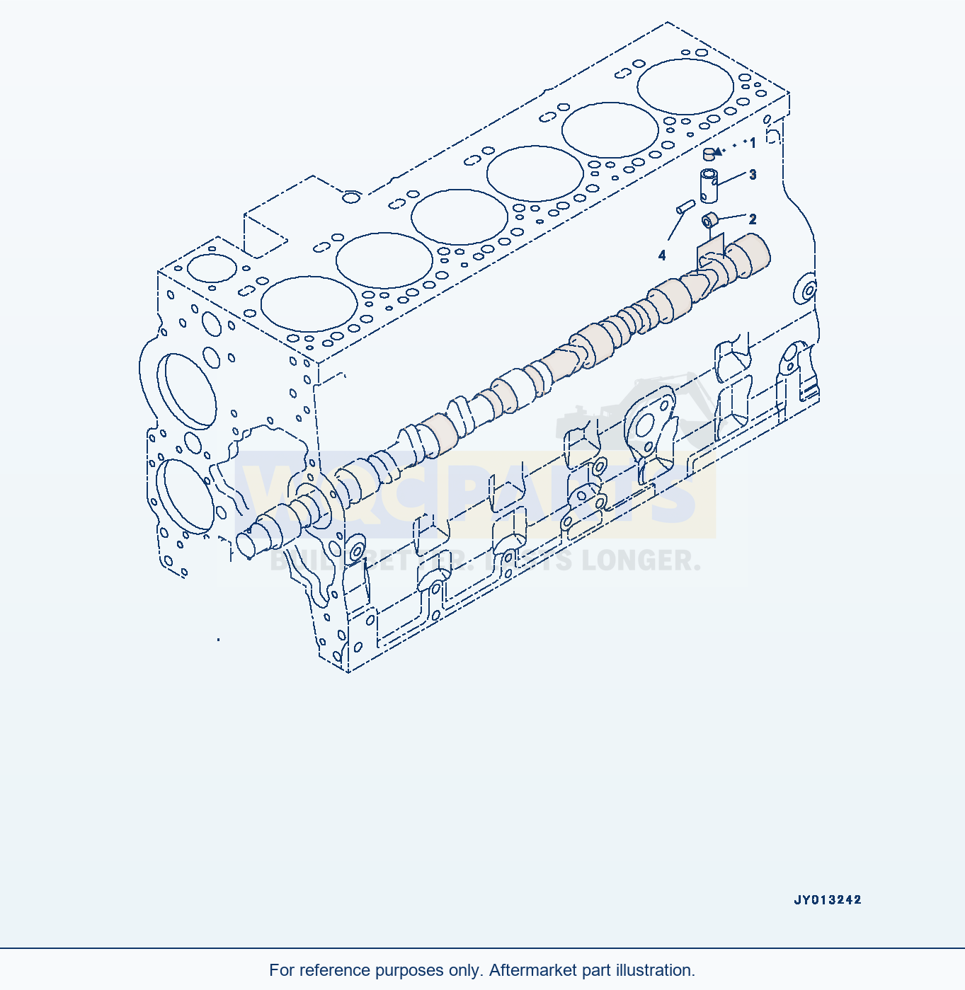 Komatsu PC350-8 Tappet (#26850001-) (Abb00-001001) parts diagram