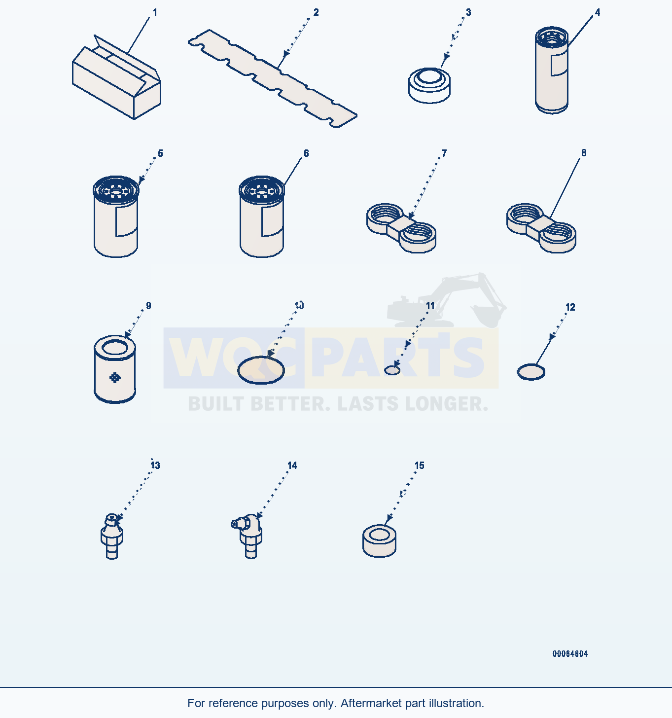 Komatsu PC350LC-8 Spare Parts (#60001-61396) parts diagram