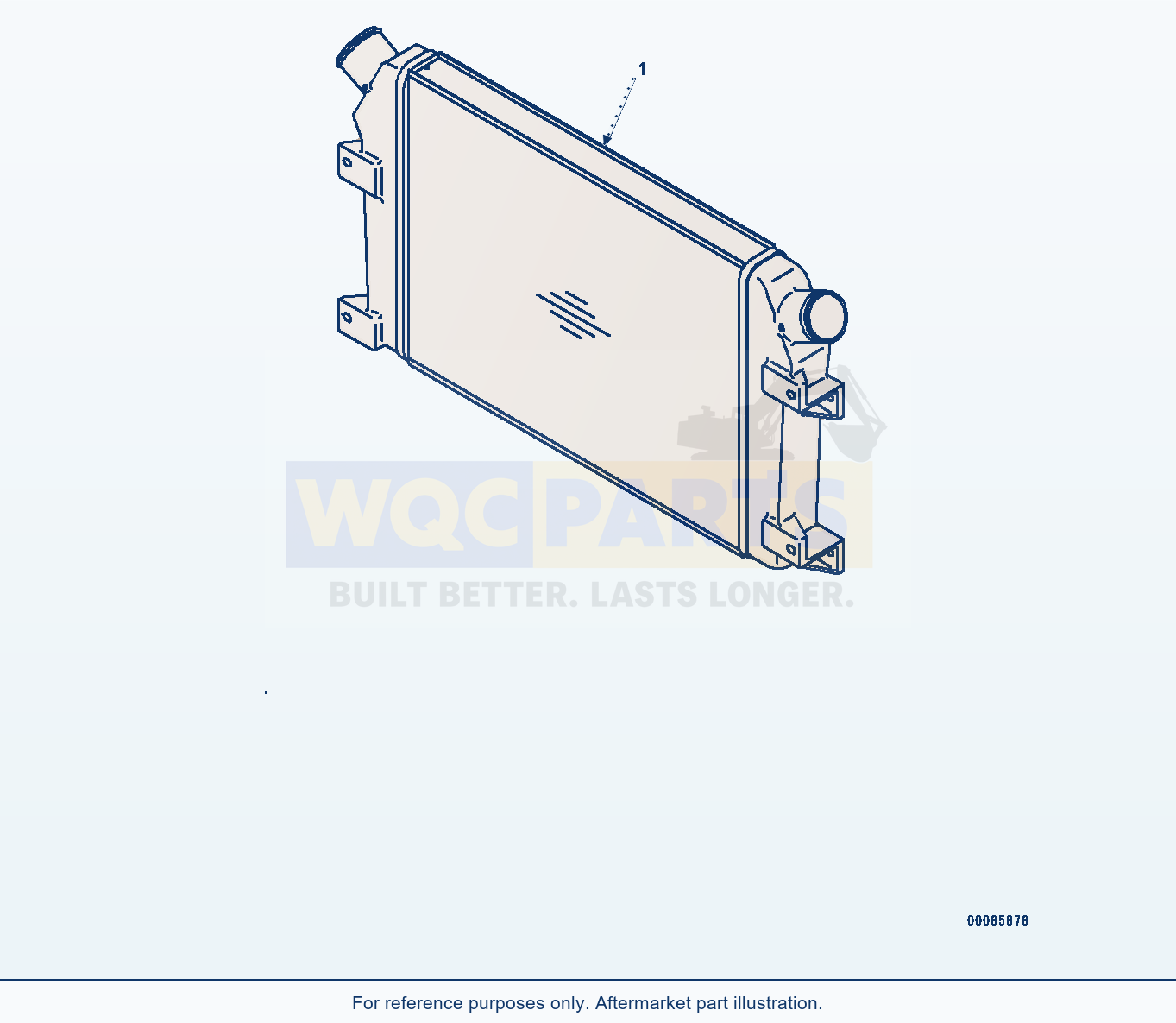 Komatsu PC350LC-8 Aftercooler (#26852077-) parts diagram